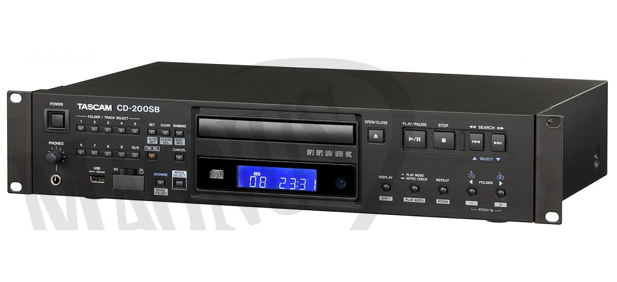 Tascam CD-200SB odtwarzacz CD2 Tascam CD-200SB odtwarzacz CD2