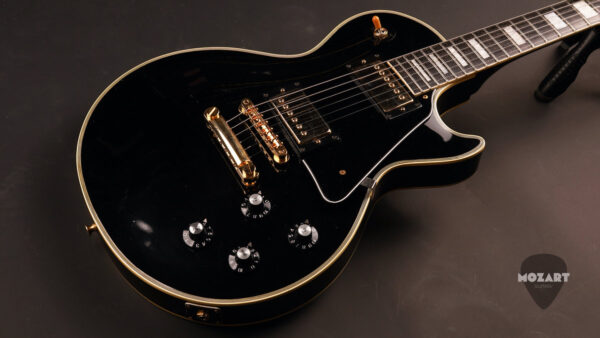 Tokai LC-100 Black 1990 MIJ Les Paul Custom + Case0