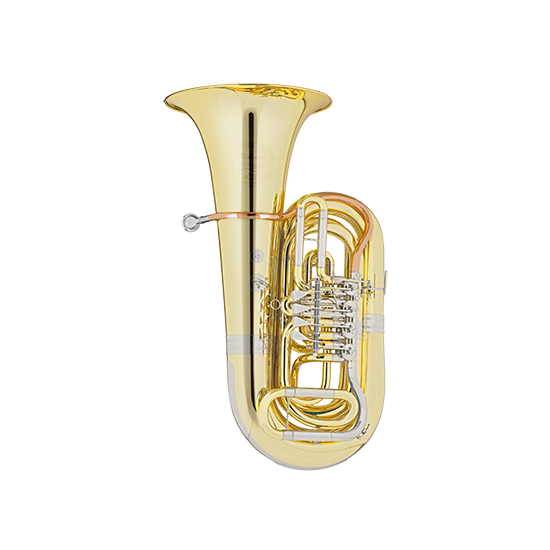 Tuba Bb Bohemia 4 mosiądz lakier 4 wentyle CBB 684-4G Cerveny Tuba Bb Bohemia 4 mosiądz lakier 4 wentyle CBB 684-4G Cerveny