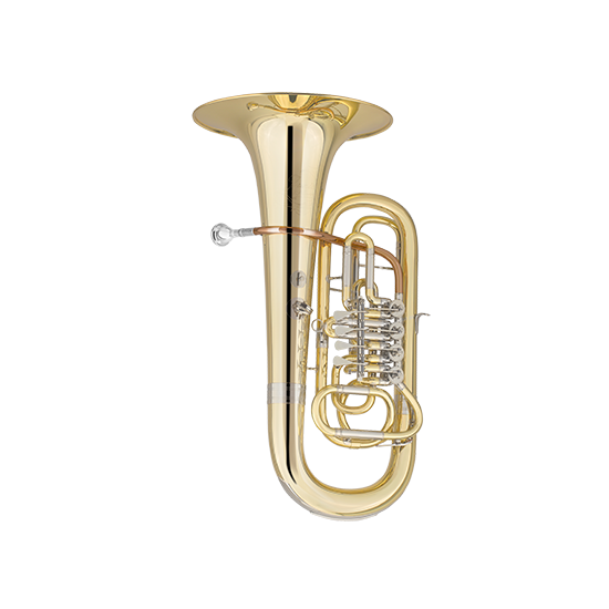Tuba F Junior mosiądz lakier 4 wentyle CFB 631-4G Cerveny Tuba F Junior mosiądz lakier 4 wentyle CFB 631-4G Cerveny