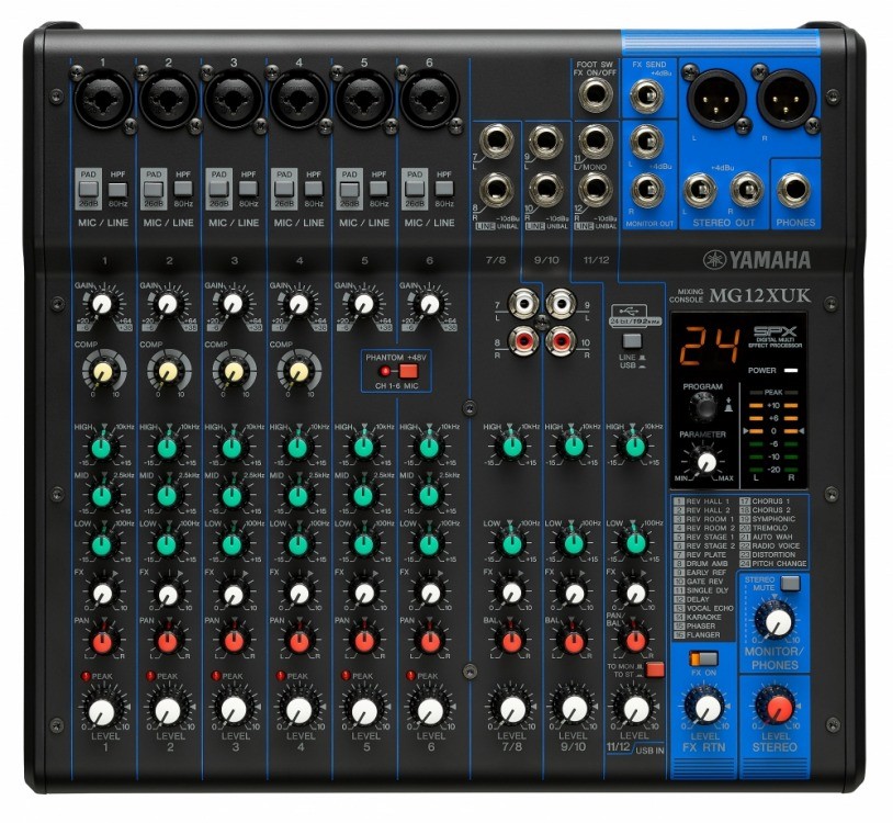 Yamaha MG12XUK - mikser audio Yamaha MG12XUK - mikser audio