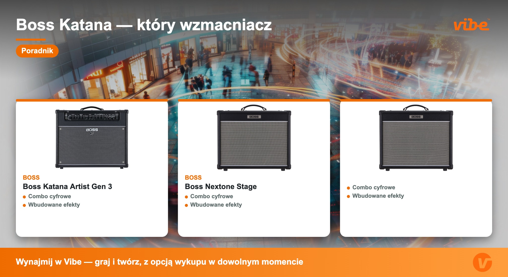 Boss Katana — który wzmacniacz — poradnik Vibe