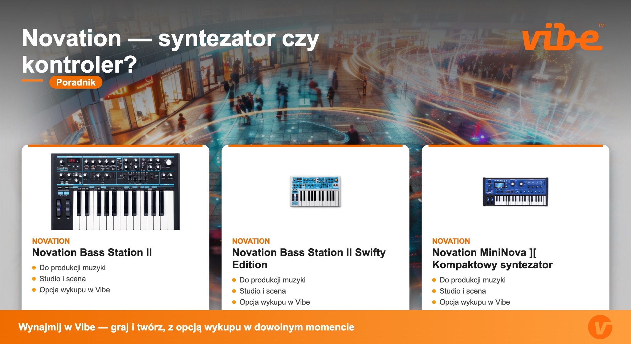 Novation - poradnik syntezator czy kontroler MIDI - Vibe