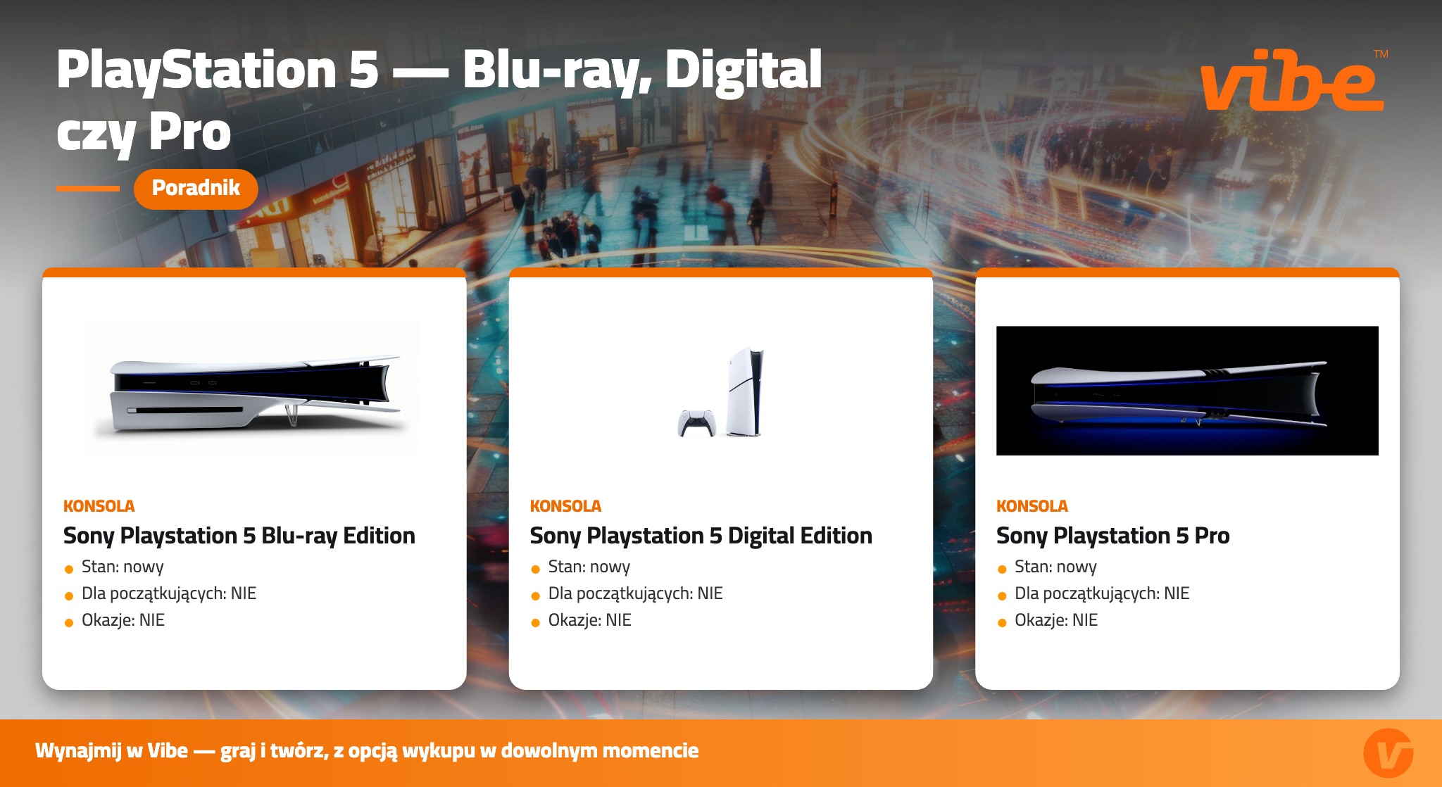 PlayStation 5 — Blu-ray, Digital czy Pro