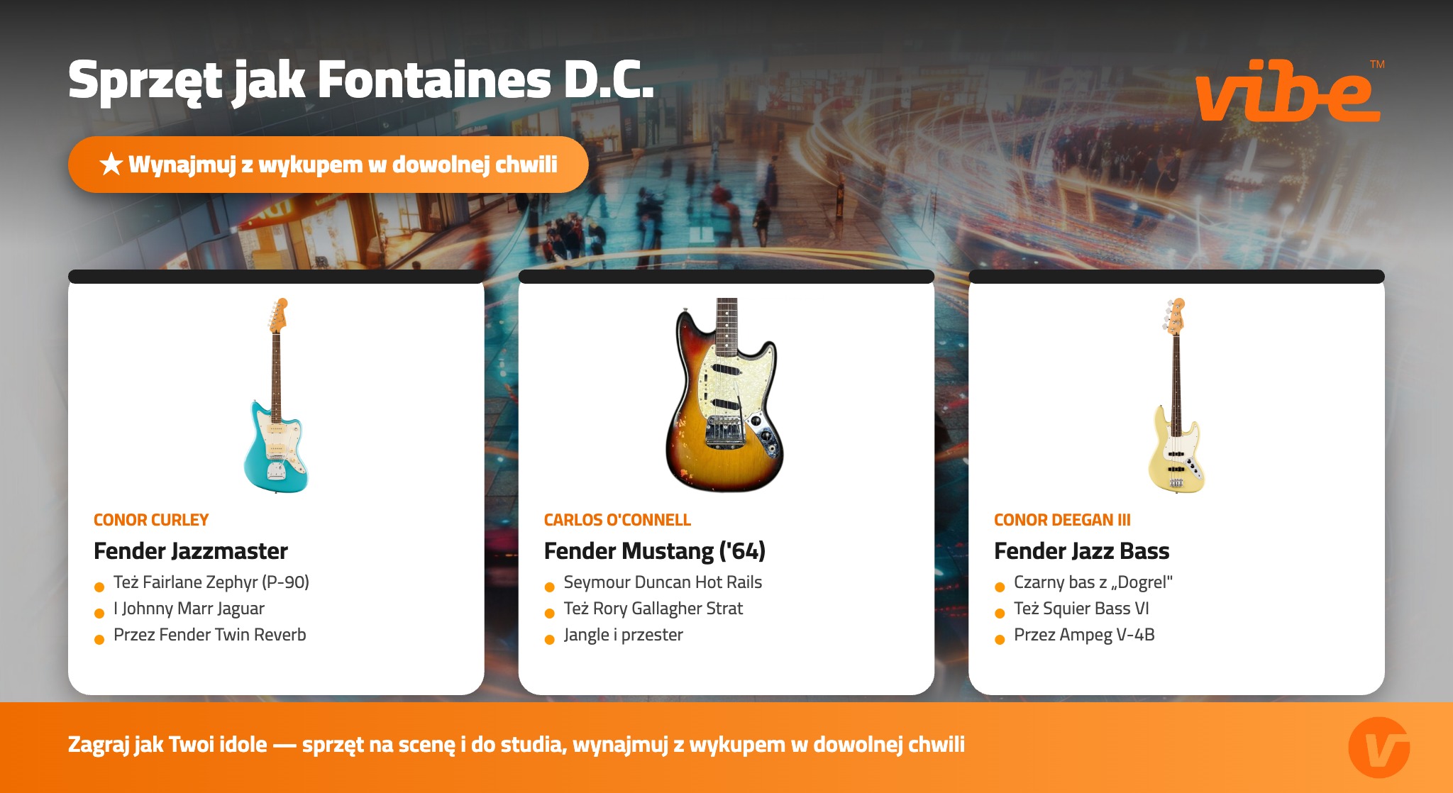 Sprzęt jak Fontaines D.C.