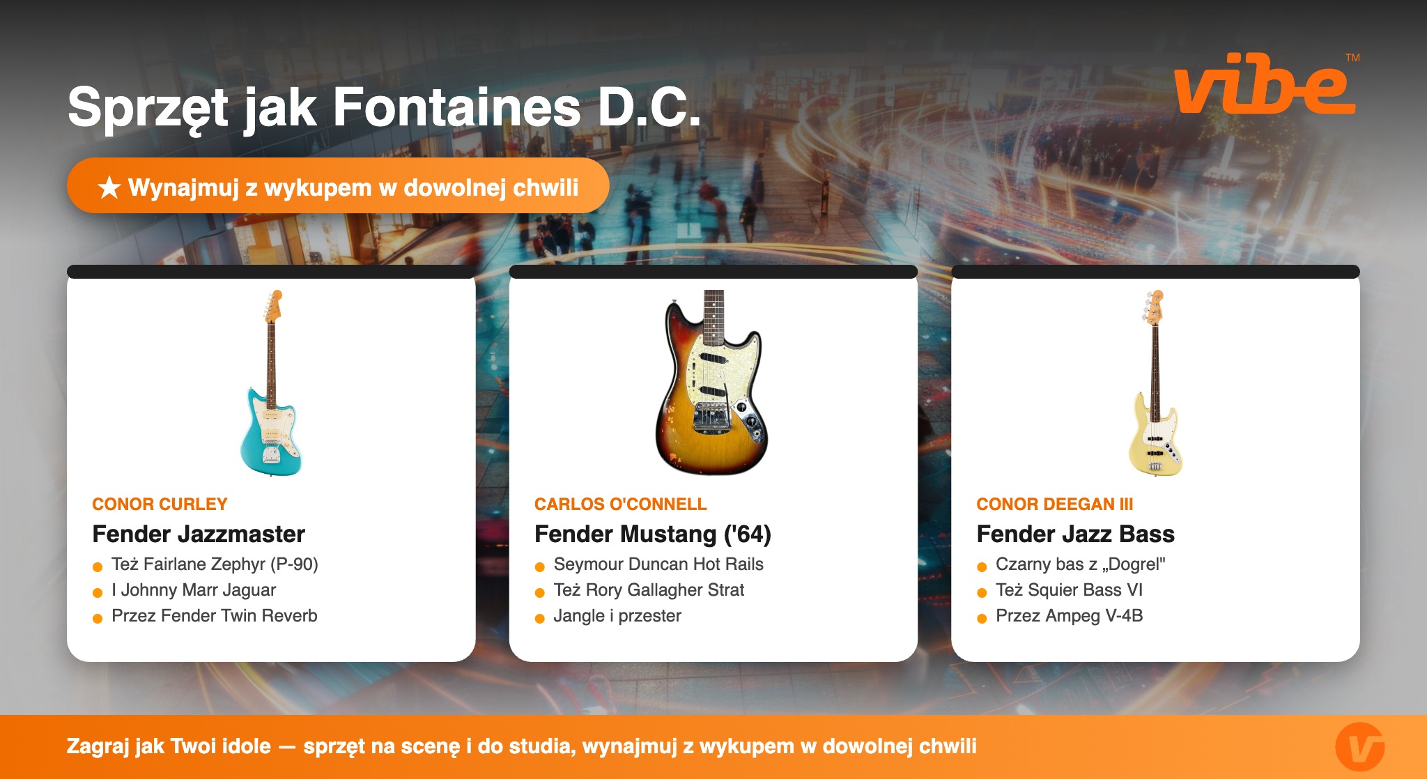 Sprzęt jak Fontaines D.C.
