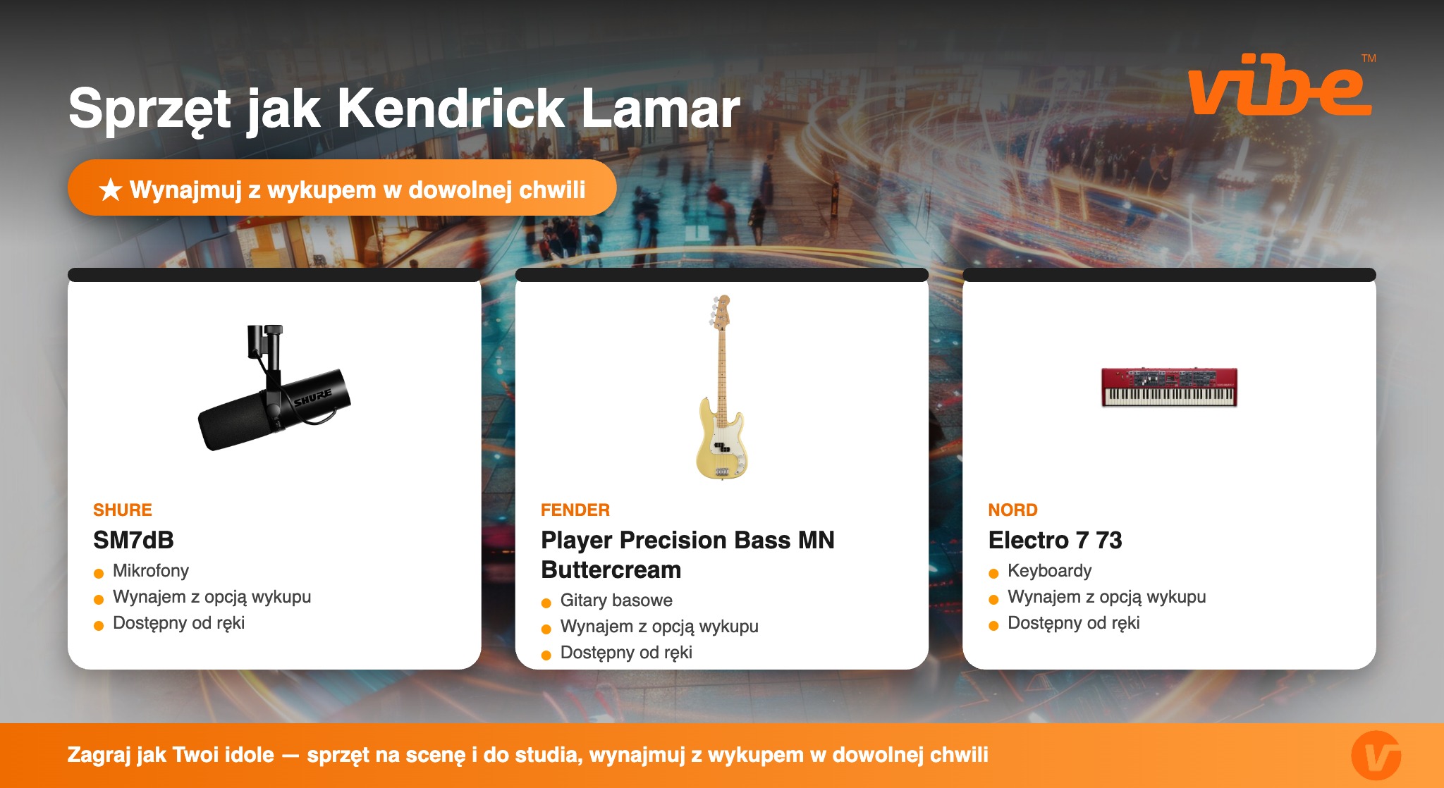Sprzęt jak Kendrick Lamar