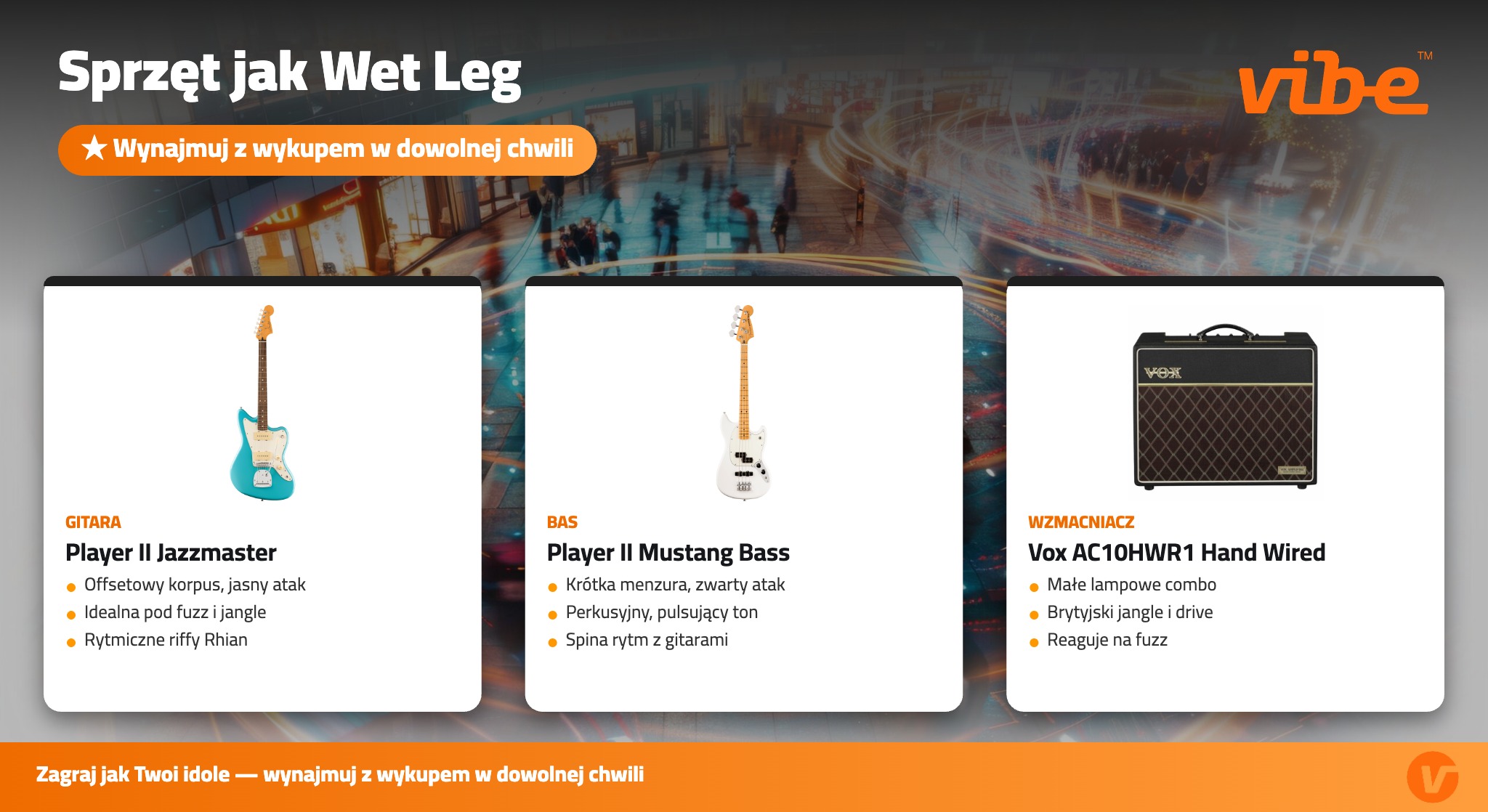 Sprzęt jak Wet Leg