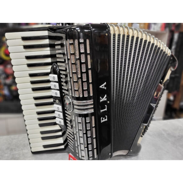 Akordeon ELKA SEM Accordions Italy Mod. 400 80/37/3 z kompletem pasów i futerałem walizkowym