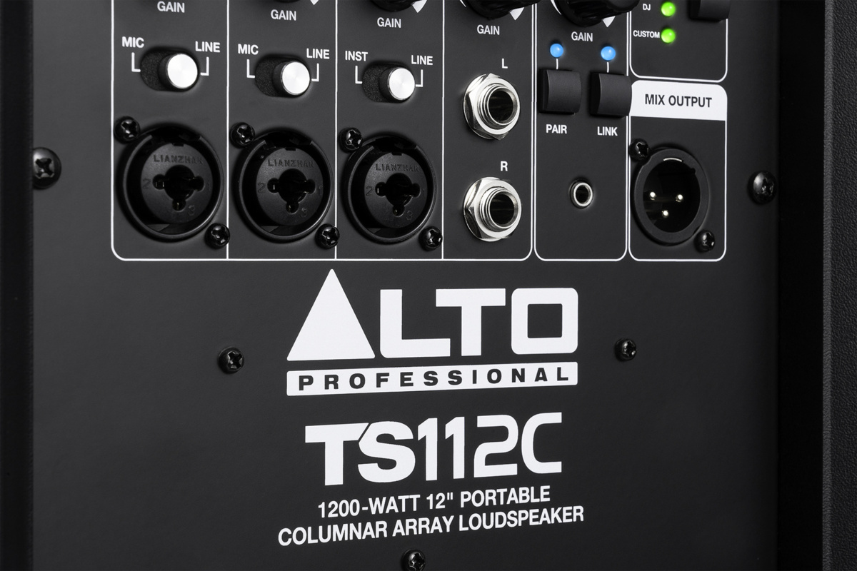 Alto Professional TS112C aktywny system kolumnowy 1200W4 Alto Professional TS112C aktywny system kolumnowy 1200W4