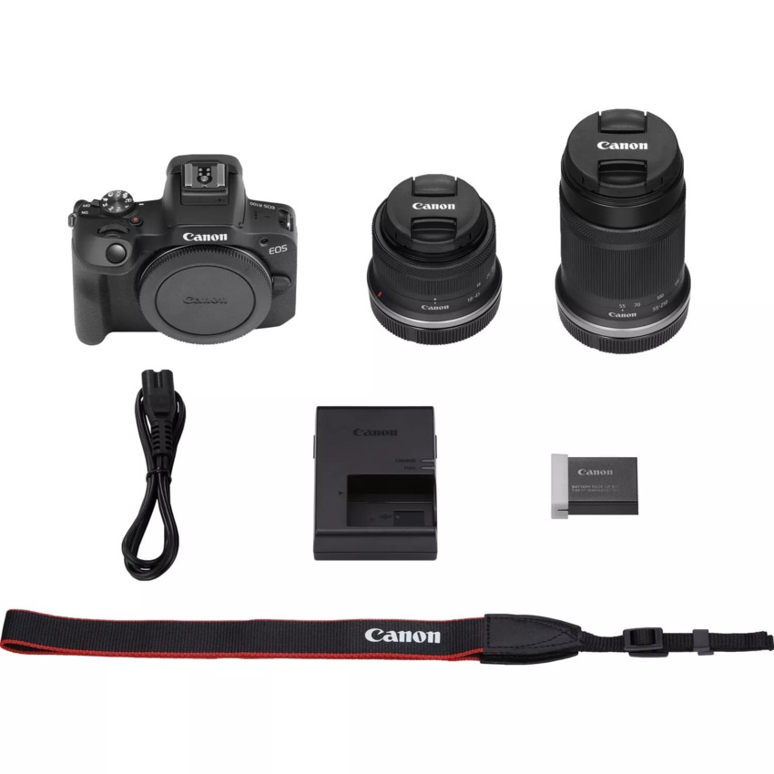 Aparat Canon EOS R100 + RF-S 18-45mm IS STM + RF-S 55-210mm IS STM3 Aparat Canon EOS R100 + RF-S 18-45mm IS STM + RF-S 55-210mm IS STM3