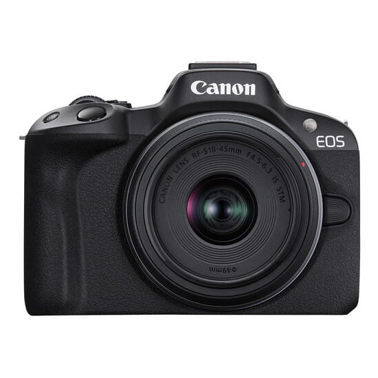 Aparat Canon EOS R50 czarny + RF-S 18-45 IS STM5 Aparat Canon EOS R50 czarny + RF-S 18-45 IS STM5