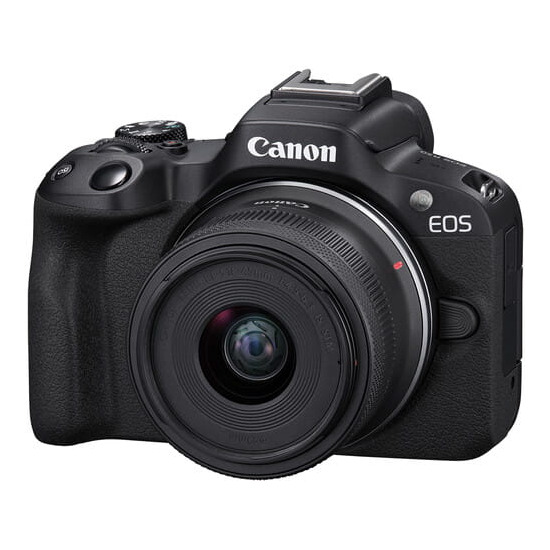 Aparat Canon EOS R50 czarny + RF-S 18-45 IS STM