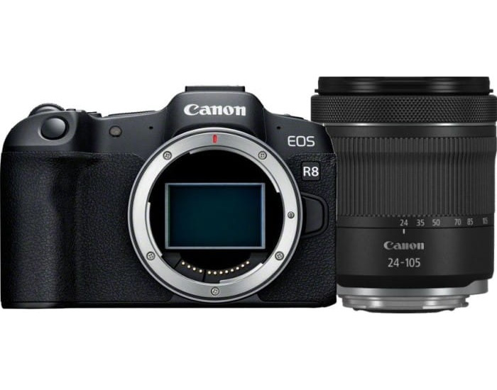 Aparat Canon EOS R8 + RF 24-105mm F/4-7.1 IS STM Aparat Canon EOS R8 + RF 24-105mm F/4-7.1 IS STM