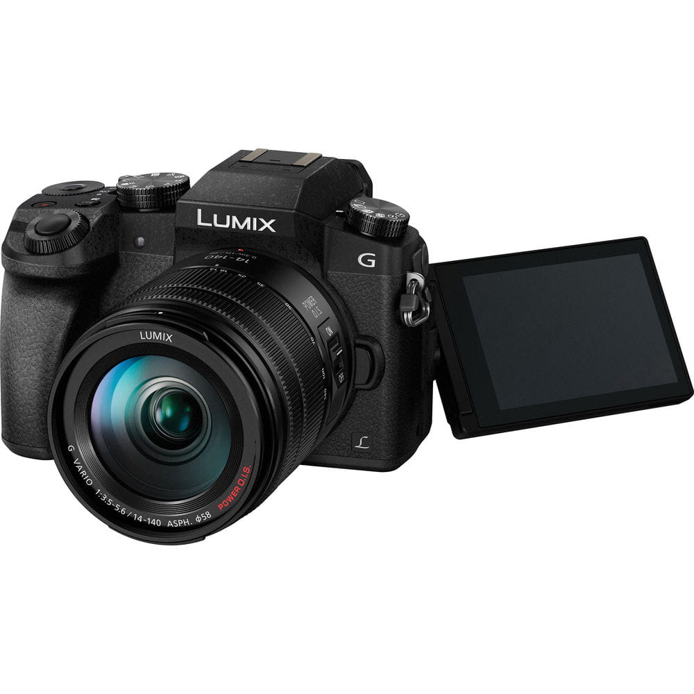Aparat Panasonic LUMIX DMC-G7HEG-K + 14-140mm f/3.5-5.60 Aparat Panasonic LUMIX DMC-G7HEG-K + 14-140mm f/3.5-5.60