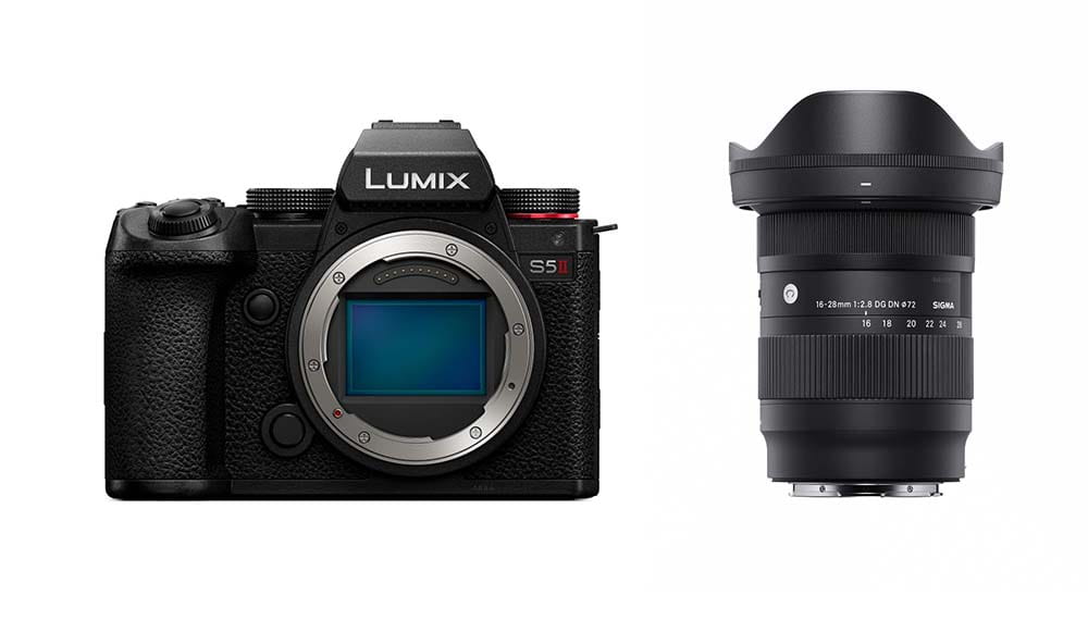 Aparat Panasonic LUMIX S5II + Sigma 16-28mm F2.8 DG DN Contemporary L-mount Aparat Panasonic LUMIX S5II + Sigma 16-28mm F2.8 DG DN Contemporary L-mount