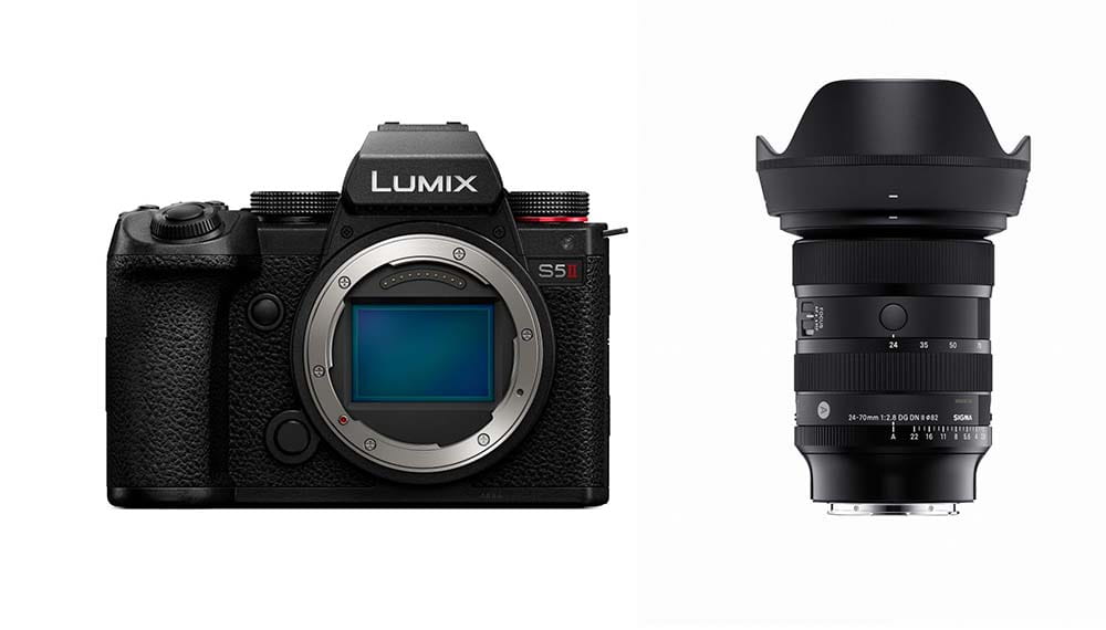 Aparat Panasonic LUMIX S5II + Sigma 24-70mm F2.8 DG DN II Art L-mount Aparat Panasonic LUMIX S5II + Sigma 24-70mm F2.8 DG DN II Art L-mount
