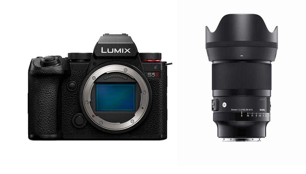 Aparat Panasonic LUMIX S5II + Sigma 50mm F1.4 DG DN Art L-mount Aparat Panasonic LUMIX S5II + Sigma 50mm F1.4 DG DN Art L-mount