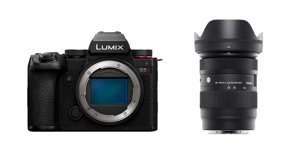 Aparat Panasonic LUMIX S5II + Sigma C 28-70mm F2.8 DG DN L-Mount Aparat Panasonic LUMIX S5II + Sigma C 28-70mm F2.8 DG DN L-Mount