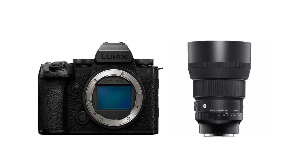 Aparat Panasonic LUMIX S5IIX + Sigma 85mm F1.4 DG DN Art L-Mount Aparat Panasonic LUMIX S5IIX + Sigma 85mm F1.4 DG DN Art L-Mount