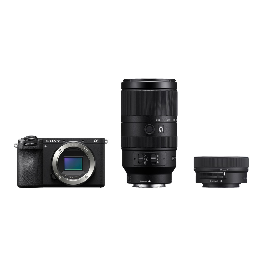 Aparat cyfrowy Sony A6700 + obiektyw E PZ 16-50mm F/3.5-5.6 OSS II + obiektyw E 70-350mm F/4.5-6.3 G OSS - ILCE6700GBDI Aparat cyfrowy Sony A6700 + obiektyw E PZ 16-50mm F/3.5-5.6 OSS II + obiektyw E 70-350mm F/4.5-6.3 G OSS - ILCE6700GBDI