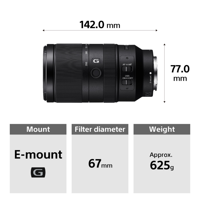 Aparat cyfrowy Sony A6700 + obiektyw E PZ 16-50mm F/3.5-5.6 OSS II + obiektyw E 70-350mm F/4.5-6.3 G OSS - ILCE6700GBDI2 Aparat cyfrowy Sony A6700 + obiektyw E PZ 16-50mm F/3.5-5.6 OSS II + obiektyw E 70-350mm F/4.5-6.3 G OSS - ILCE6700GBDI2