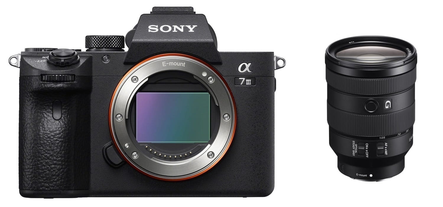 Aparat cyfrowy Sony A7 III + obiektyw 24-105 mm f/4 G - ILCE7M3GBDI Aparat cyfrowy Sony A7 III + obiektyw 24-105 mm f/4 G - ILCE7M3GBDI