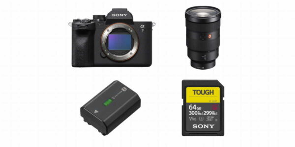 Aparat cyfrowy Sony A7 IV body - ILCE7M4B + FE 24-70 mm f/2.8 GM - SEL2470GM + Akumulator Sony NP-FZ100 + Karta pamięci Sony SDXC 64GB SF-G TOUGH