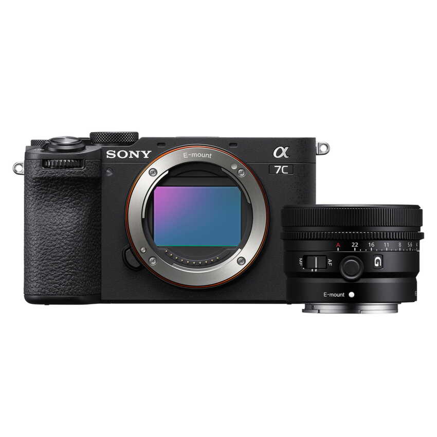 Aparat cyfrowy Sony A7C II czarny + FE 40 mm f/2.5 G - SEL40F25G Aparat cyfrowy Sony A7C II czarny + FE 40 mm f/2.5 G - SEL40F25G
