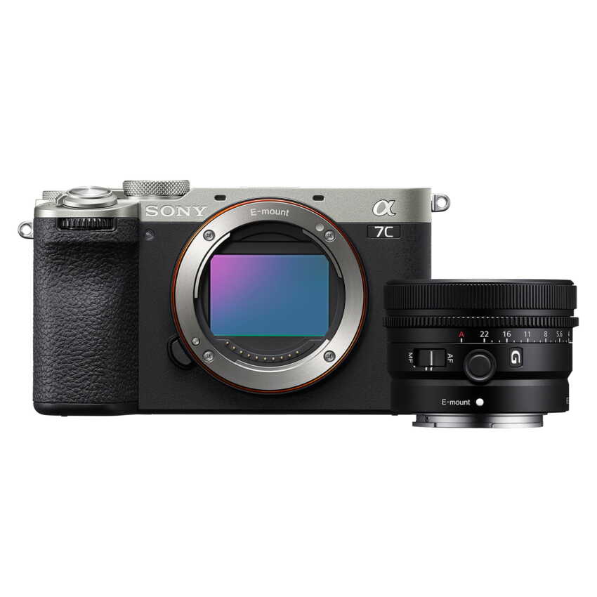 Aparat cyfrowy Sony A7C II srebrny + FE 40 mm f/2.5 G - SEL40F25G Aparat cyfrowy Sony A7C II srebrny + FE 40 mm f/2.5 G - SEL40F25G
