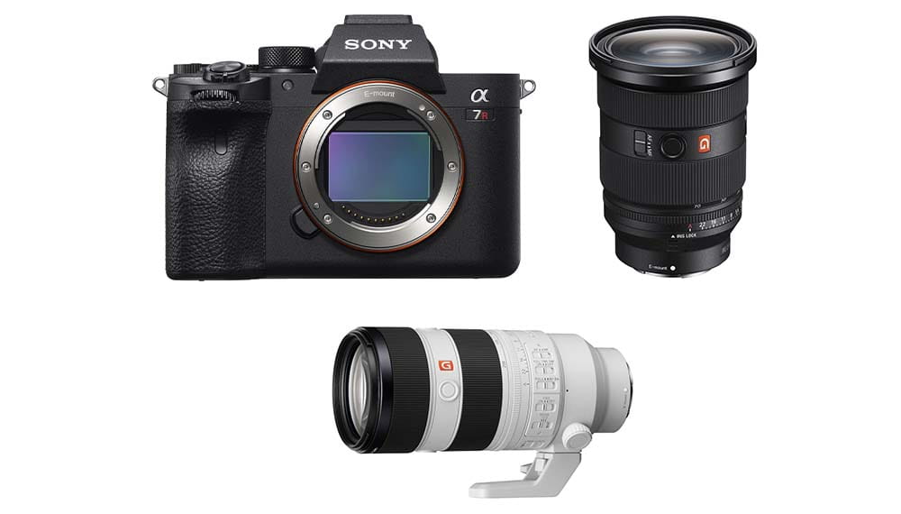 Aparat cyfrowy Sony A7R IVa body - ILCE7RM4A + FE 24-70 mm F2.8 GM II - SEL2470GM2 + FE 70-200mm F/2.8 GM2 OSS - SEL70200GM2 Aparat cyfrowy Sony A7R IVa body - ILCE7RM4A + FE 24-70 mm F2.8 GM II - SEL2470GM2 + FE 70-200mm F/2.8 GM2 OSS - SEL70200GM2