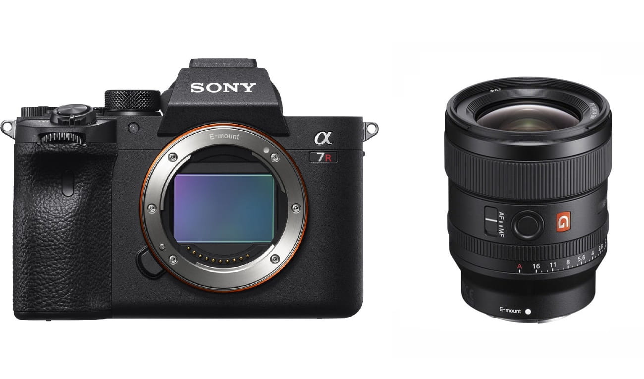 Aparat cyfrowy Sony A7R IVa + obiektyw Sony FE 24 mm f/1.4 GM - SEL24F14GM Aparat cyfrowy Sony A7R IVa + obiektyw Sony FE 24 mm f/1.4 GM - SEL24F14GM