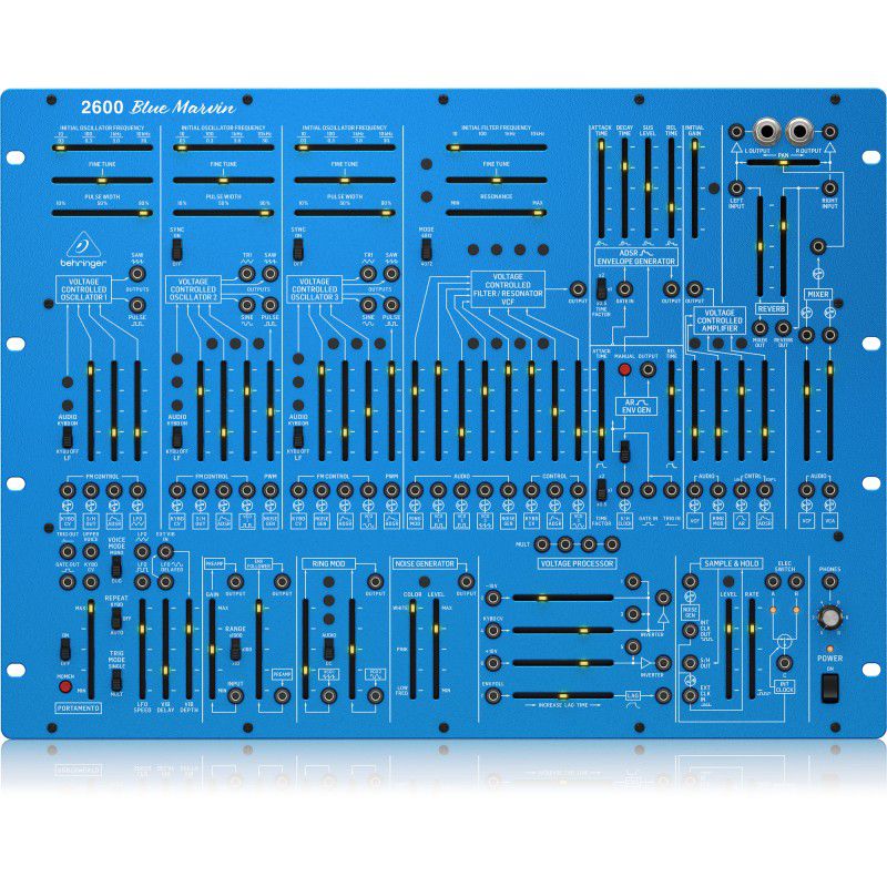 Behringer 2600 BLUE MARVIN - syntezator analogowy1 Behringer 2600 BLUE MARVIN - syntezator analogowy1