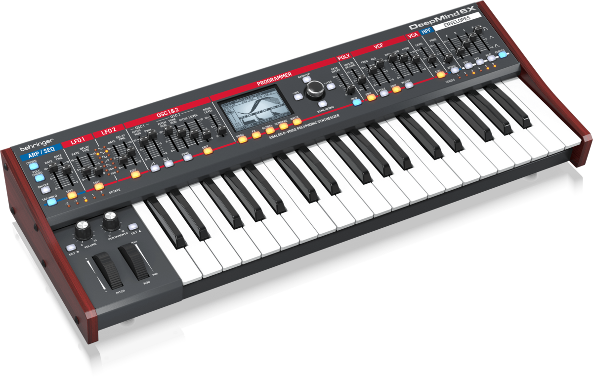 Behringer DEEPMIND 6X - polifoniczny syntezator analogowy1 Behringer DEEPMIND 6X - polifoniczny syntezator analogowy1