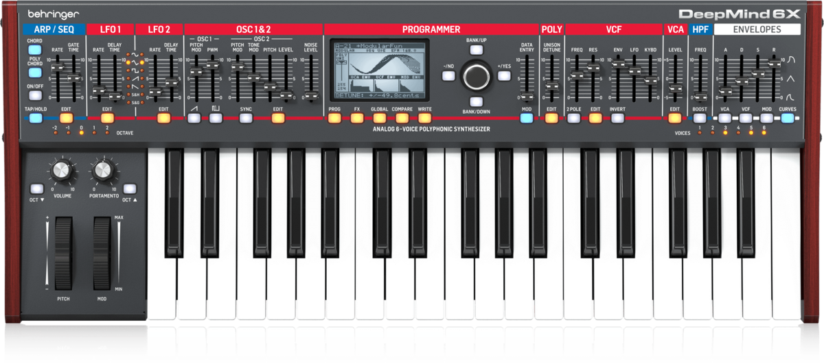Behringer DEEPMIND 6X - polifoniczny syntezator analogowy0 Behringer DEEPMIND 6X - polifoniczny syntezator analogowy0
