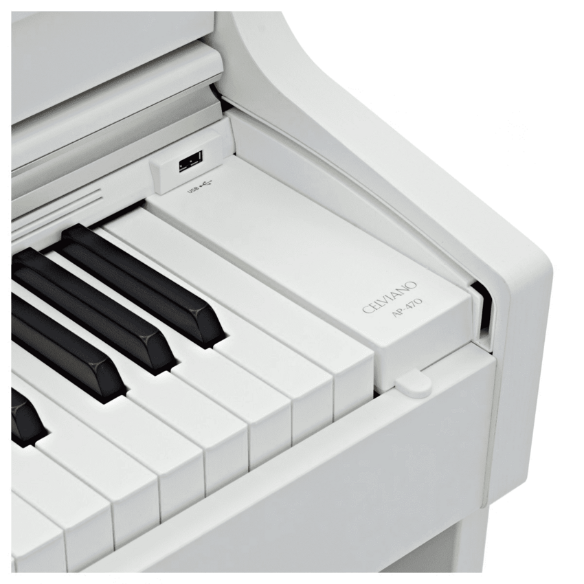 Casio AP-470 WE - białe pianino cyfrowe2 Casio AP-470 WE - białe pianino cyfrowe2