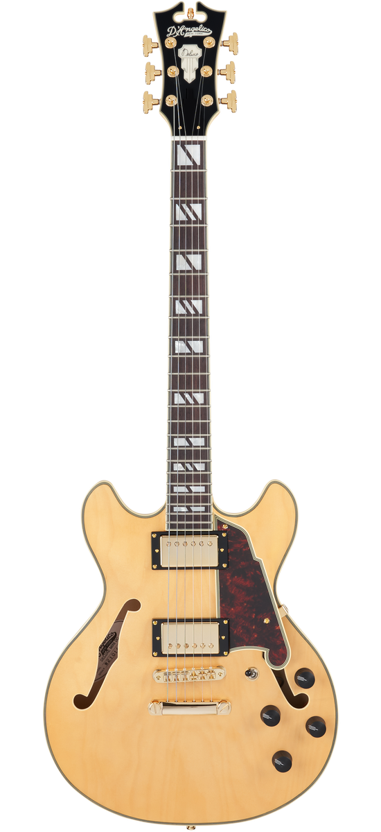 D’Angelico Deluxe Mini DC Satin Honey - gitara elektryczna