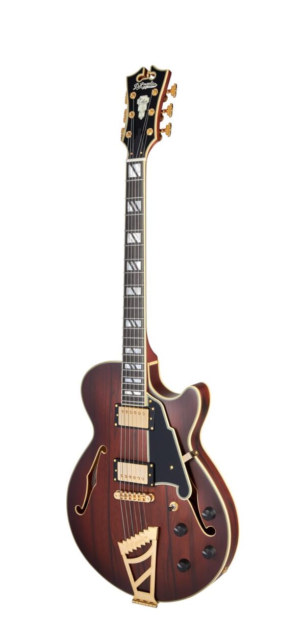 D’Angelico Deluxe SS Brown Burst - gitara elektryczna0