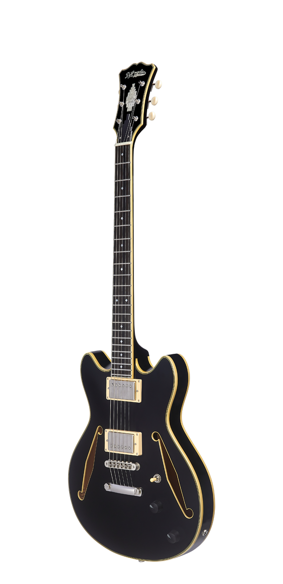 D'Angelico Excel Mini DC Tour Black - gitara elektryczna0