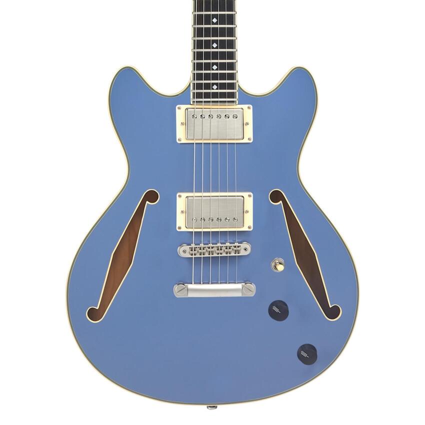 D'Angelico Excel Mini DC Tour Slate Blue - gitara elektryczna1 D'Angelico Excel Mini DC Tour Slate Blue - gitara elektryczna1