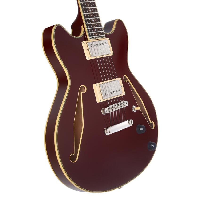 D'Angelico Excel Mini DC Tour Wine gitara elektryczna2 D'Angelico Excel Mini DC Tour Wine gitara elektryczna2