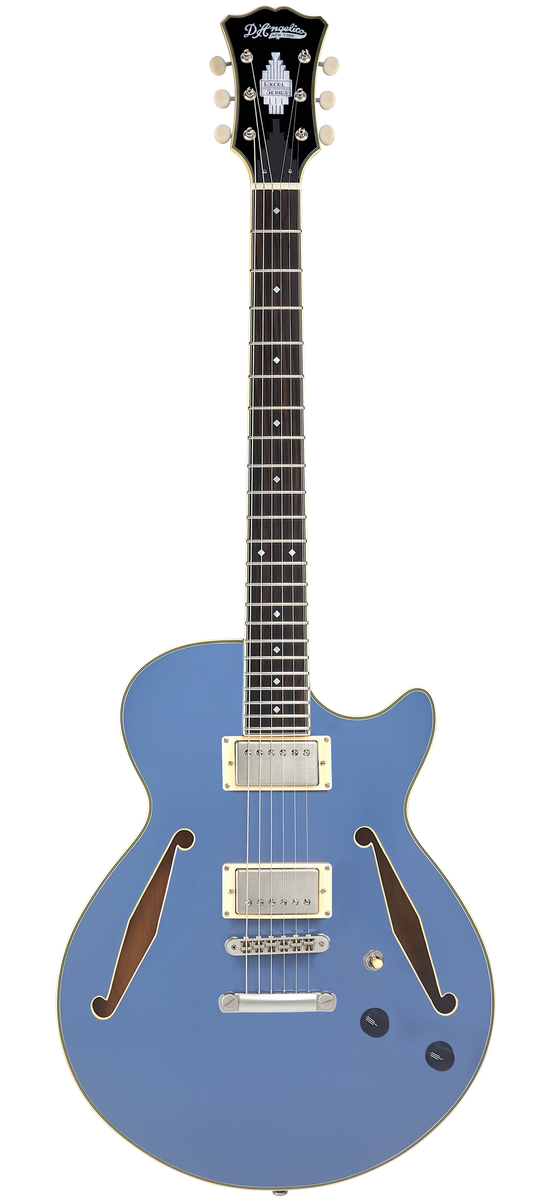 D'Angelico Excel SS Tour Solid Slate Blue - gitara elektryczna