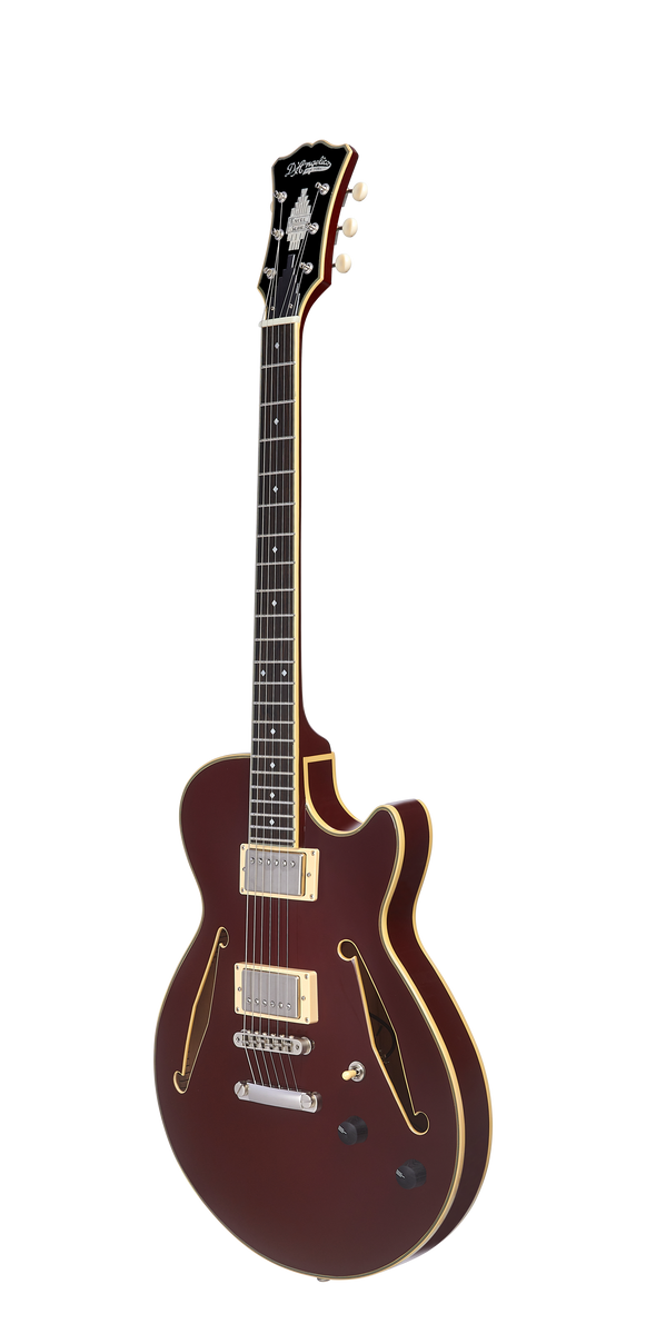 D'Angelico Excel SS Tour Solid Wine - gitara elektryczna