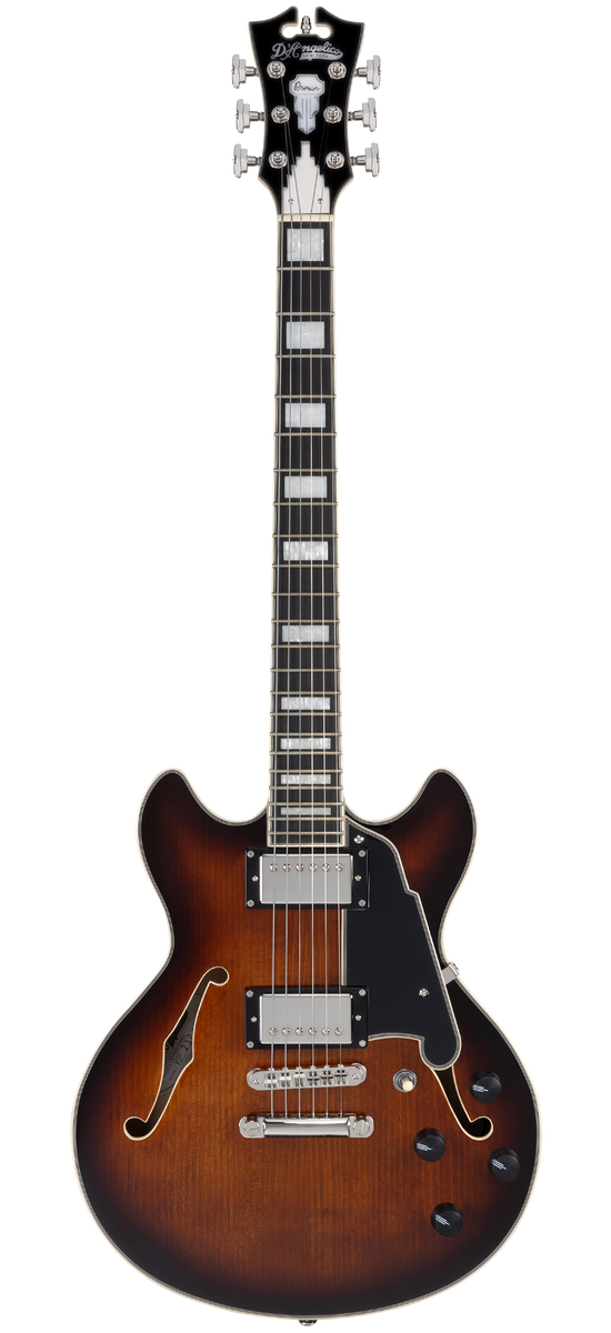 D'Angelico Premier Mini DC Brown Burst gitara elektryczna