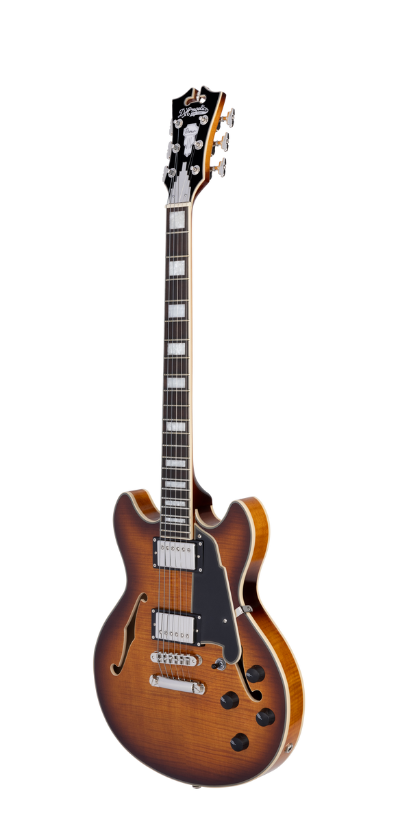 D'Angelico Premier Mini DC Dark Iced Tea Burst - gitara elektryczna0