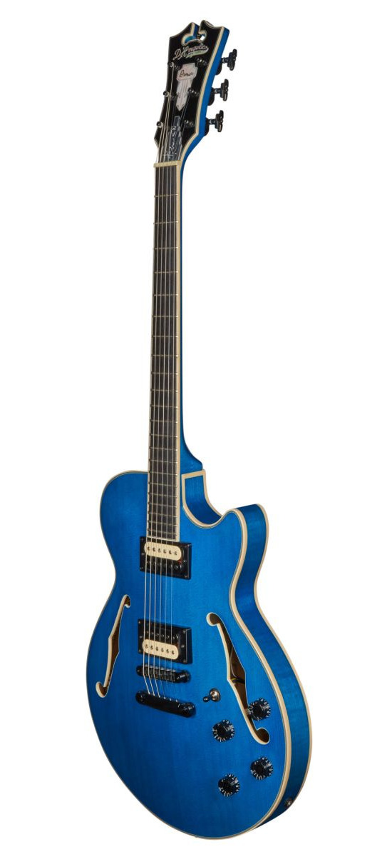 D'Angelico Premier SS Blue Fabrizio Sotti Signature - gitara elektryczna0