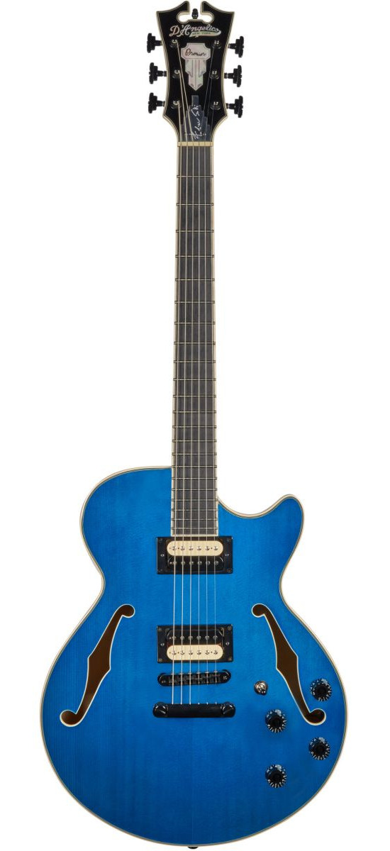 D'Angelico Premier SS Blue Fabrizio Sotti Signature - gitara elektryczna