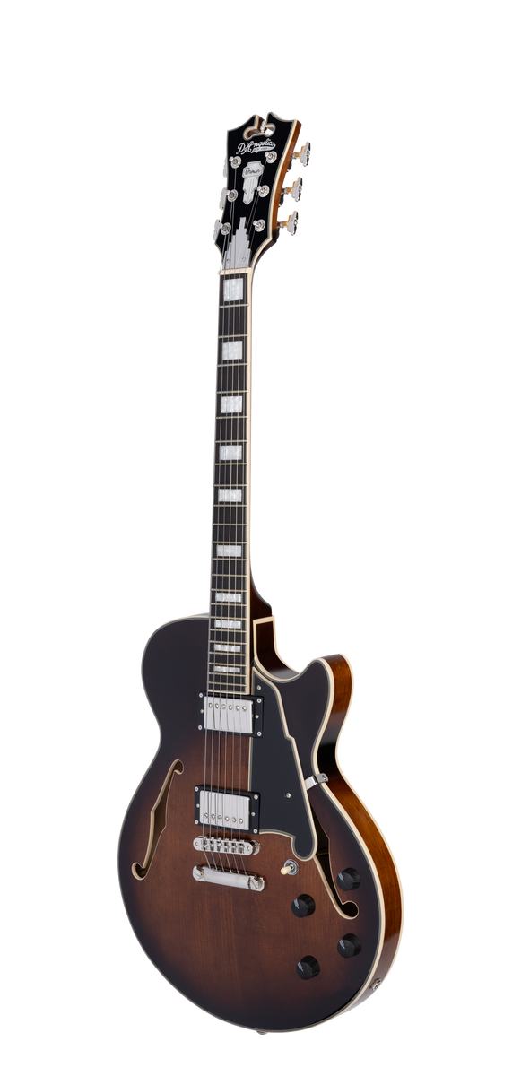D'Angelico Premier SS Brown Burst - gitara elektryczna0
