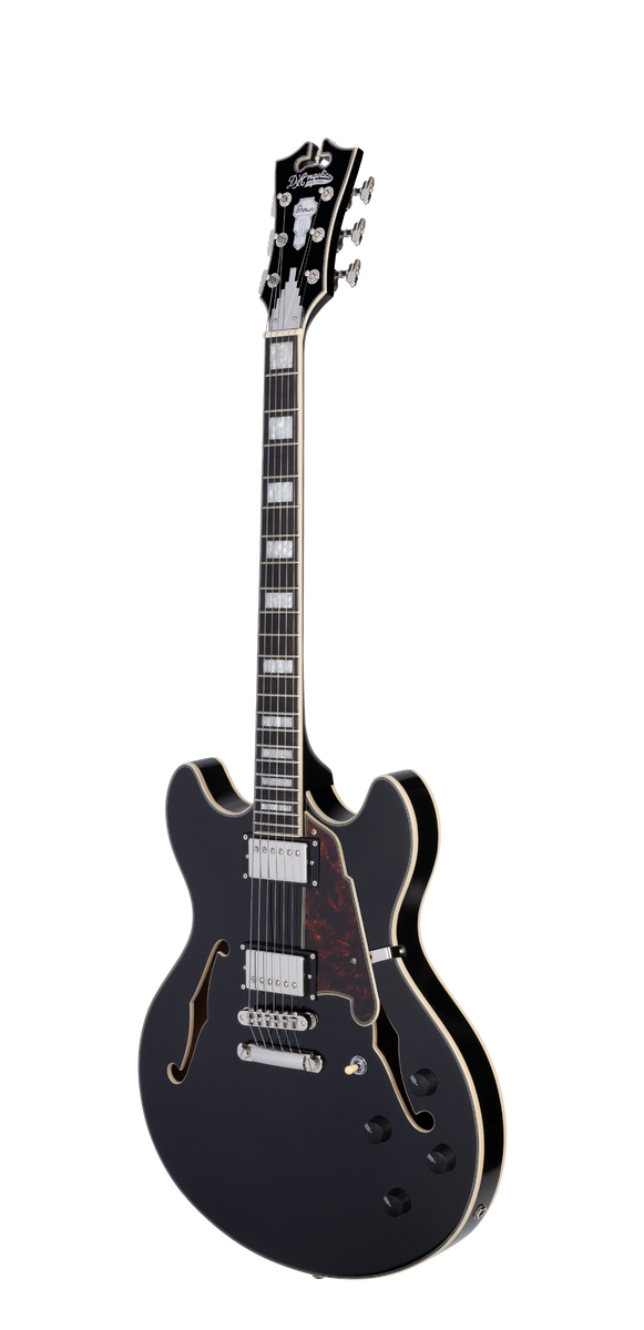 D'angelico Premier DC Black Flake - gitara elektryczna0