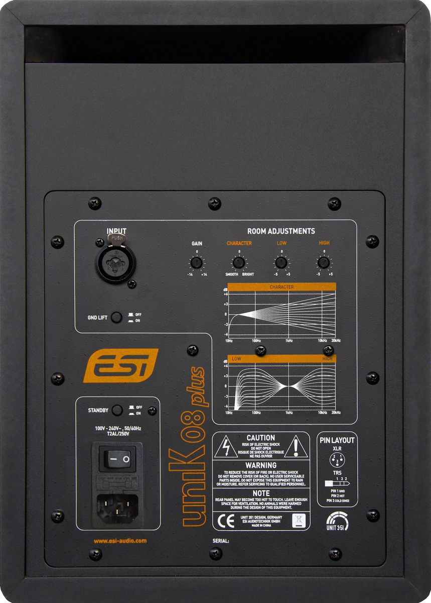 ESI uniK 08+ - monitor aktywny0 ESI uniK 08+ - monitor aktywny0
